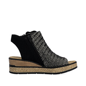 Dámske sandále Rieker 63791-01 čierna