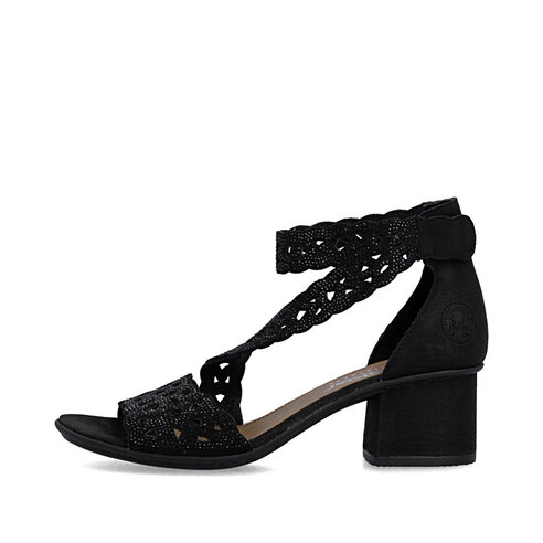 Dámske sandále Rieker 64657-00 čierna