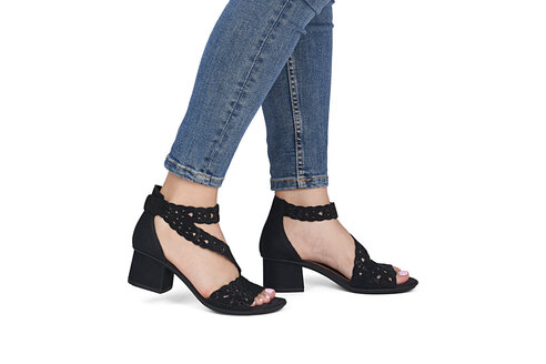 Dámske sandále Rieker 64657-00 čierna