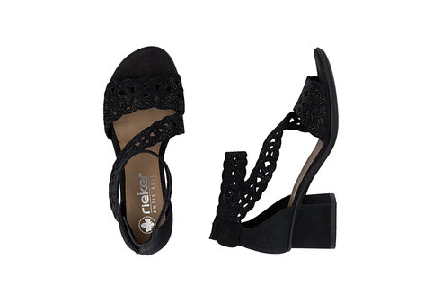 Dámske sandále Rieker 64657-00 čierna