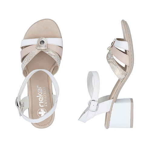 Dámske sandále Rieker 64663-90 biela