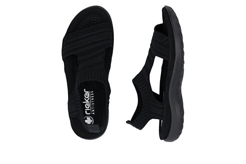 Dámske sandále Rieker 64850-00 čierna