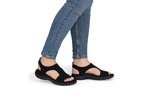 Dámske sandále Rieker 64850-00 čierna