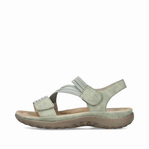 Dámske sandále Rieker 64870-52 zelené