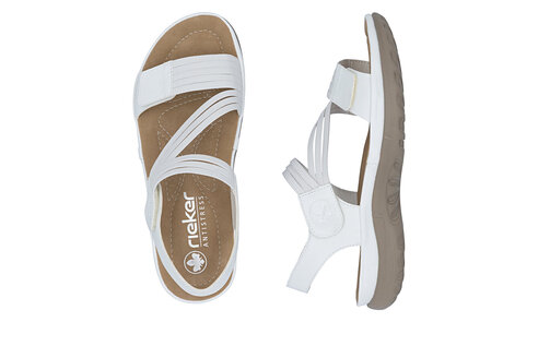 Dámske sandále Rieker 64870-81 biela