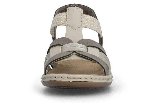 Dámske sandále Rieker 65918-64 šedá