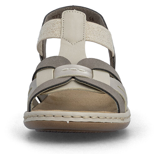 Dámske sandále Rieker 65918-64 šedá