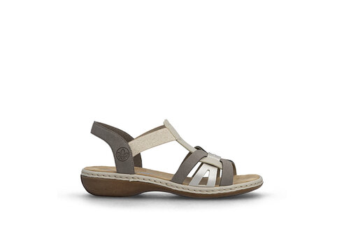 Dámske sandále Rieker 65918-64 šedá