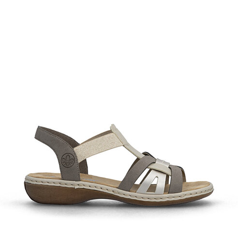 Dámske sandále Rieker 65918-64 šedá