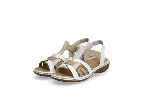 Dámske sandále Rieker 65918-81 biela