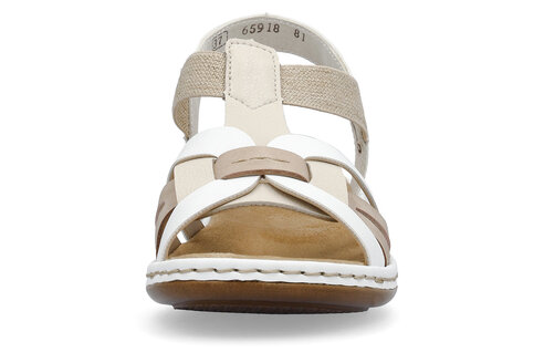 Dámske sandále Rieker 65918-81 biela