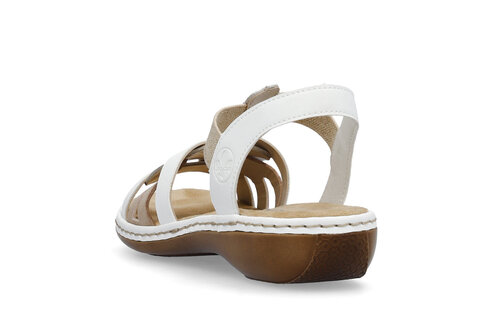 Dámske sandále Rieker 65918-81 biela