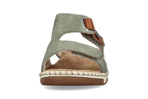 Dámske sandále Rieker 66280-52 zelená