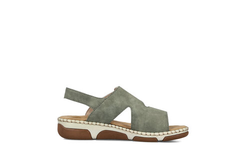 Dámske sandále Rieker 66280-52 zelená