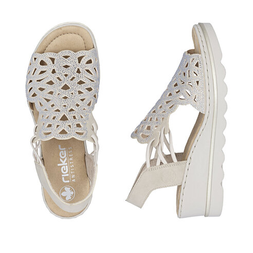 Dámske sandále Rieker 67465-62 béžová