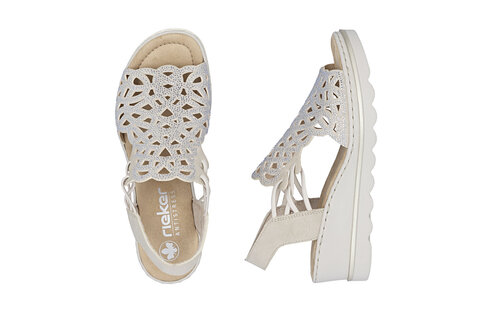 Dámske sandále Rieker 67465-62 béžová