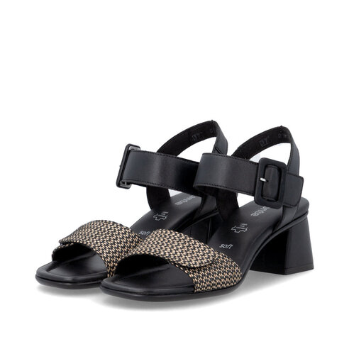 Dámske sandále Rieker D1K51-04 čierna