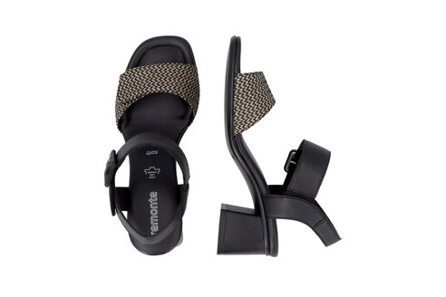 Dámske sandále Rieker D1K51-04 čierna