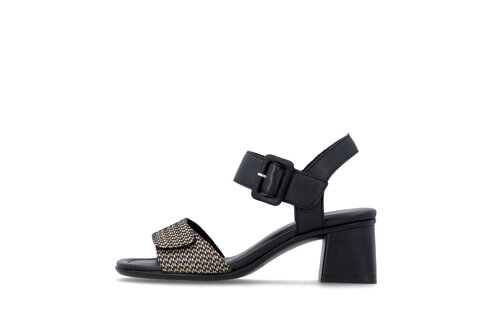 Dámske sandále Rieker D1K51-04 čierna