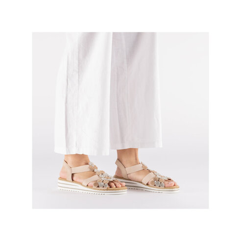 Dámske sandále Rieker V0613-90 ružová