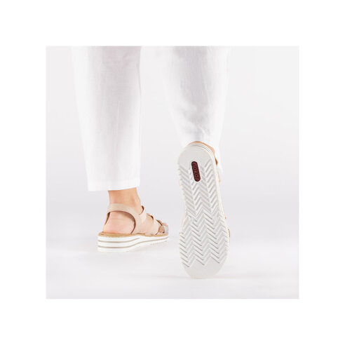 Dámske sandále Rieker V0613-90 ružová