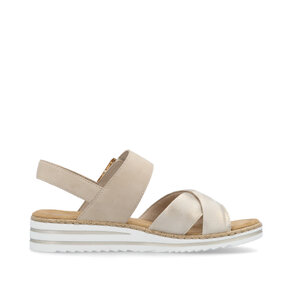 Dámske sandále Rieker V0655-60 béžová