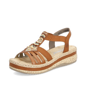 Dámske sandále Rieker V0921-24 hnedá