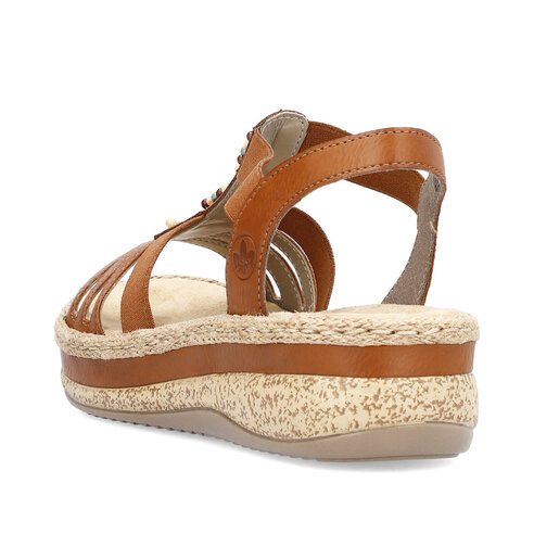 Dámske sandále Rieker V0921-24 hnedá