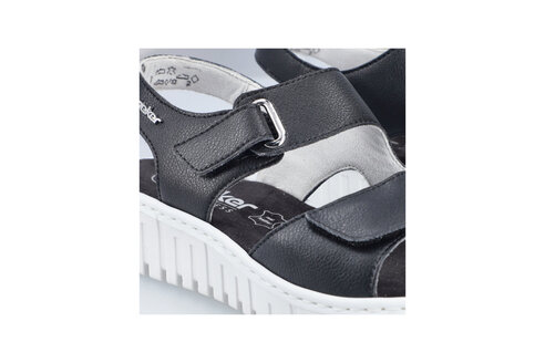 Dámske sandále Rieker V1382-00 čierna