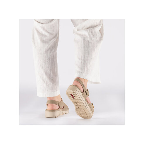 Dámske sandále Rieker V1382-64 béžová