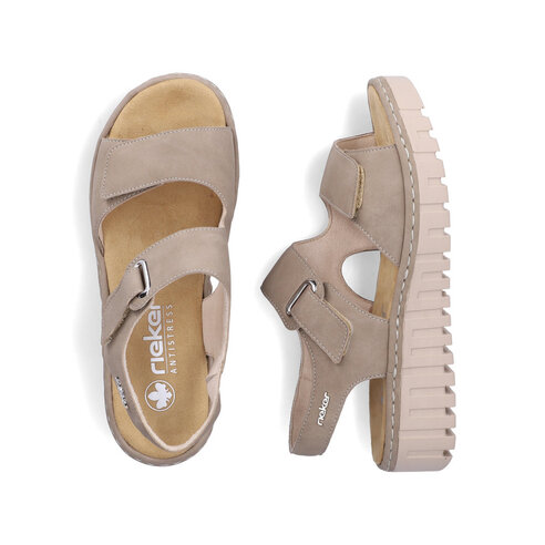 Dámske sandále Rieker V1382-64 béžová