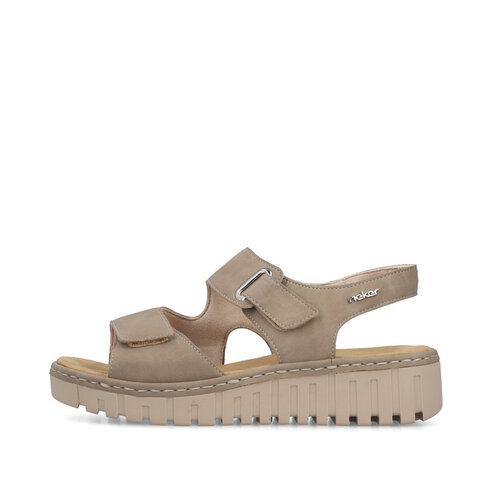 Dámske sandále Rieker V1382-64 béžová