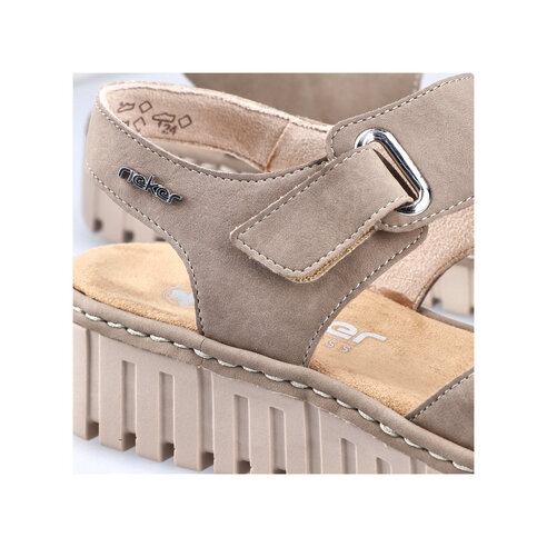 Dámske sandále Rieker V1382-64 béžová