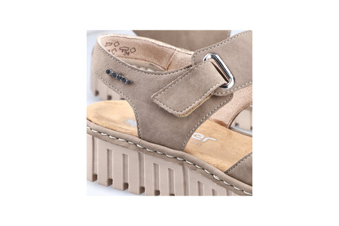 Dámske sandále Rieker V1382-64 béžová