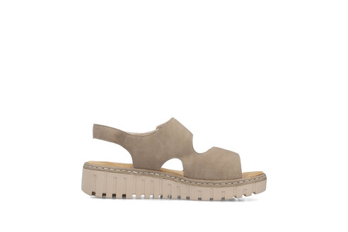 Dámske sandále Rieker V1382-64 béžová