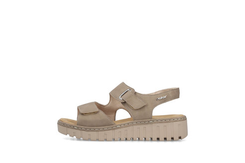 Dámske sandále Rieker V1382-64 béžová