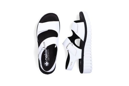 Dámske sandále Rieker V1382-80 biela