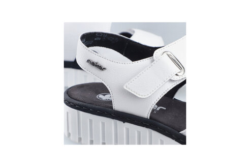 Dámske sandále Rieker V1382-80 biela