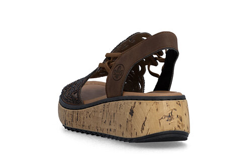 Dámske sandále Rieker V1765-24 hnedá