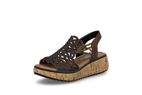 Dámske sandále Rieker V1765-24 hnedá