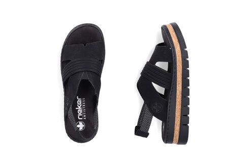 Dámske sandále Rieker V4959-00 čierna