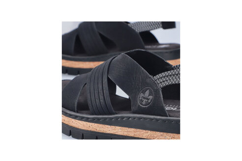 Dámske sandále Rieker V4959-00 čierna