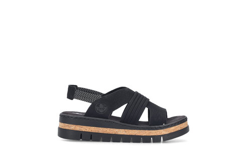 Dámske sandále Rieker V4959-00 čierna