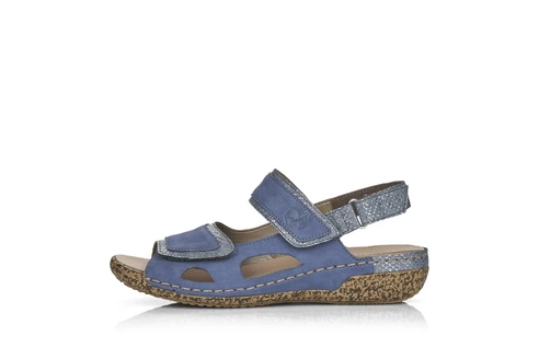 Dámske sandále Rieker V7284-14 modrá