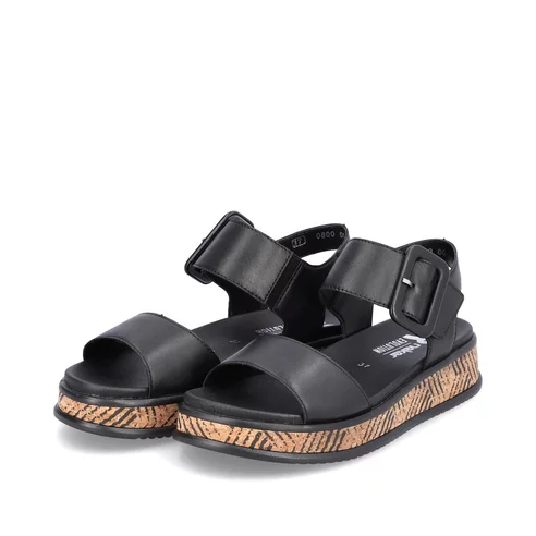 Dámske sandále Rieker W0800-00 čierna