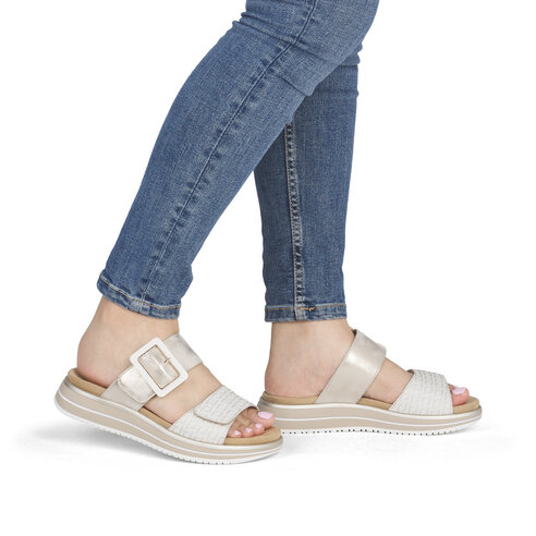 Dámske šľapky Remonte D1J61-90 biela