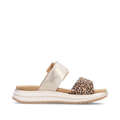 Dámske šľapky Remonte D1J61-91 zlatá