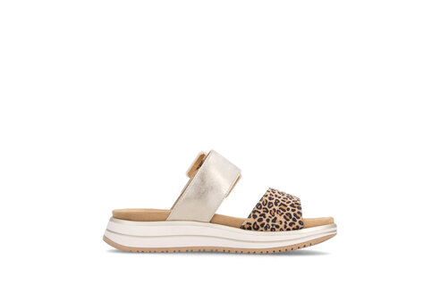 Dámske šľapky Remonte D1J61-91 zlatá