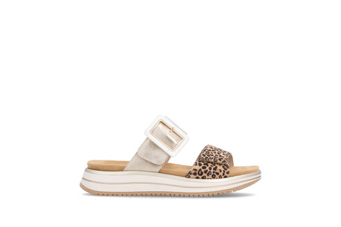 Dámske šľapky Remonte D1J61-91 zlatá