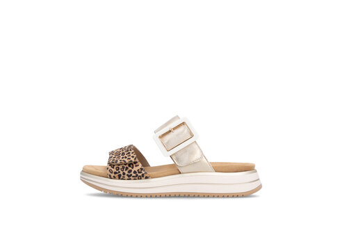 Dámske šľapky Remonte D1J61-91 zlatá